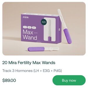Mira Fertility Max Wands

All 4 boxes in one order expires 09/29/2026